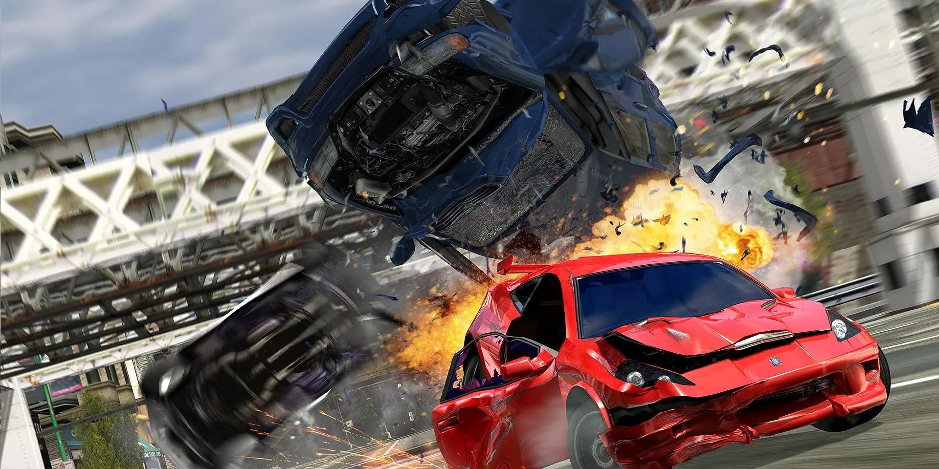Pha va chạm ngoạn mục trong game Burnout 3 Takedown