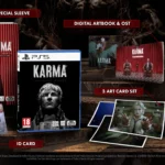 Phiên bản vật lý game Karma: The Dark World trên PlayStation 5 với đầy đủ quà tặng kèm