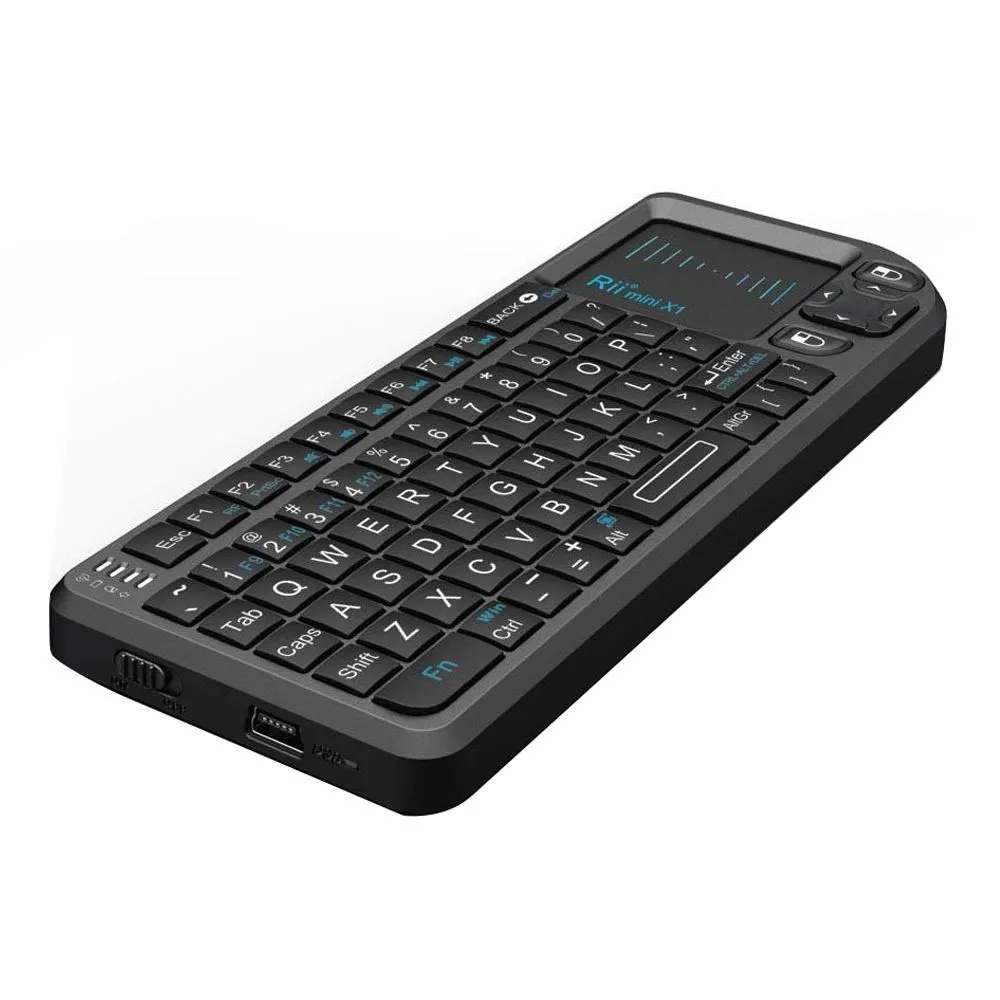 Rii mini X1 keyboard and touchpad device.