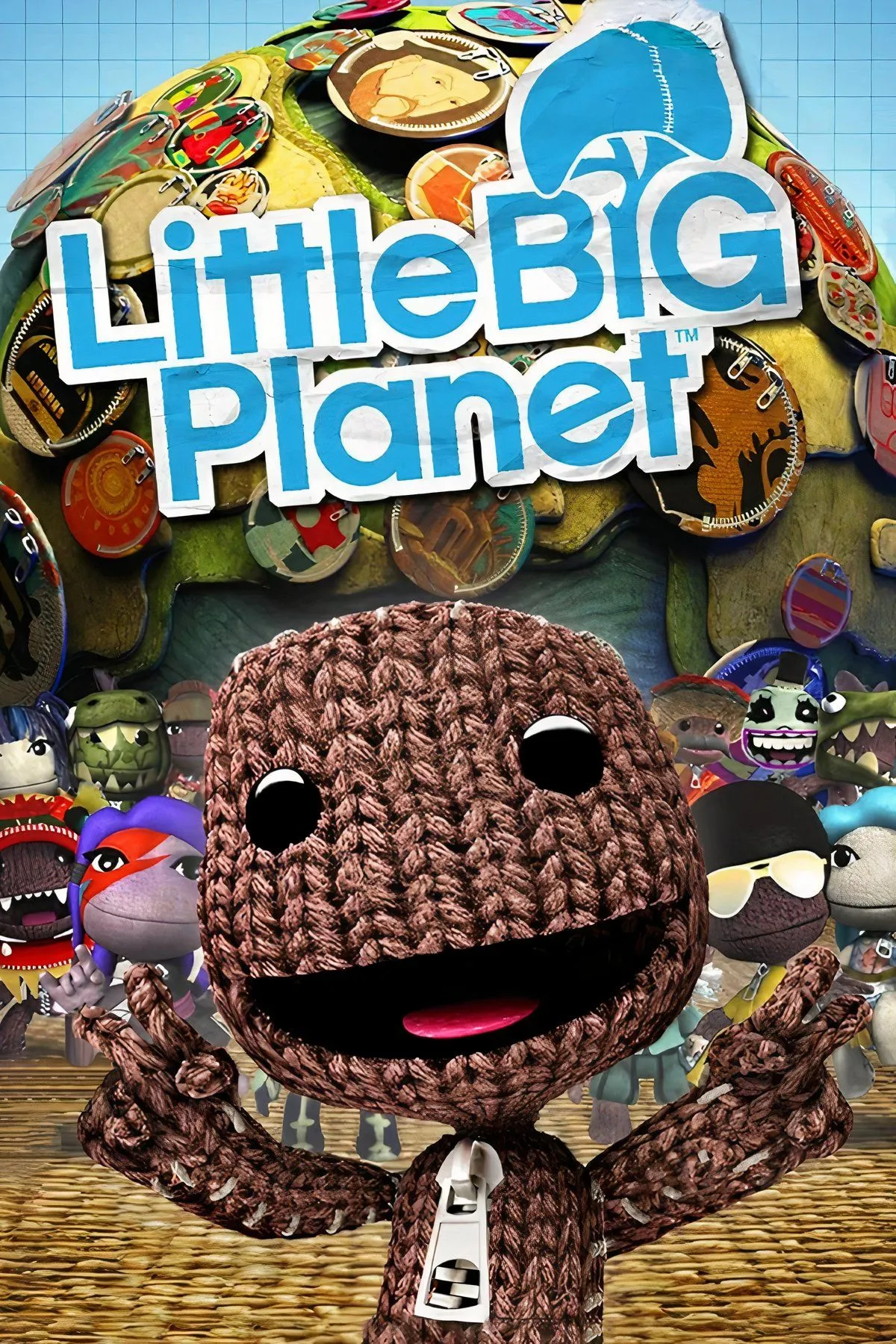 Sackboy, linh vật của LittleBigPlanet, đại diện cho game sáng tạo và chia sẻ cộng đồng