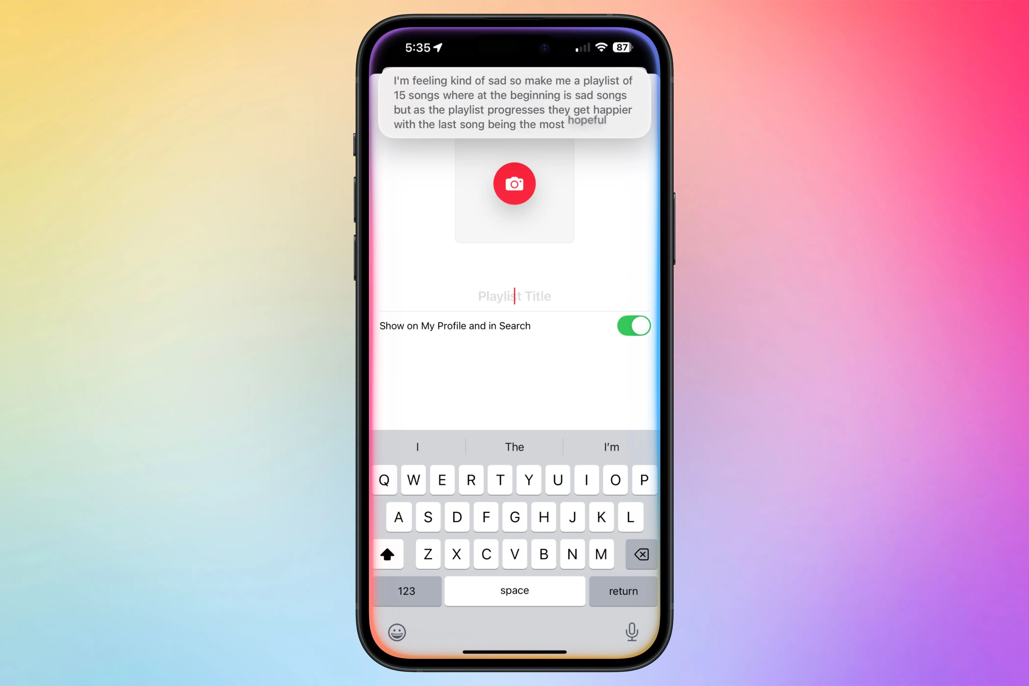 Siri hỗ trợ tạo playlist nhạc theo yêu cầu với Apple Intelligence