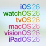 Sơ đồ minh họa quy ước đặt tên mới iOS 26 và macOS 26 theo năm.