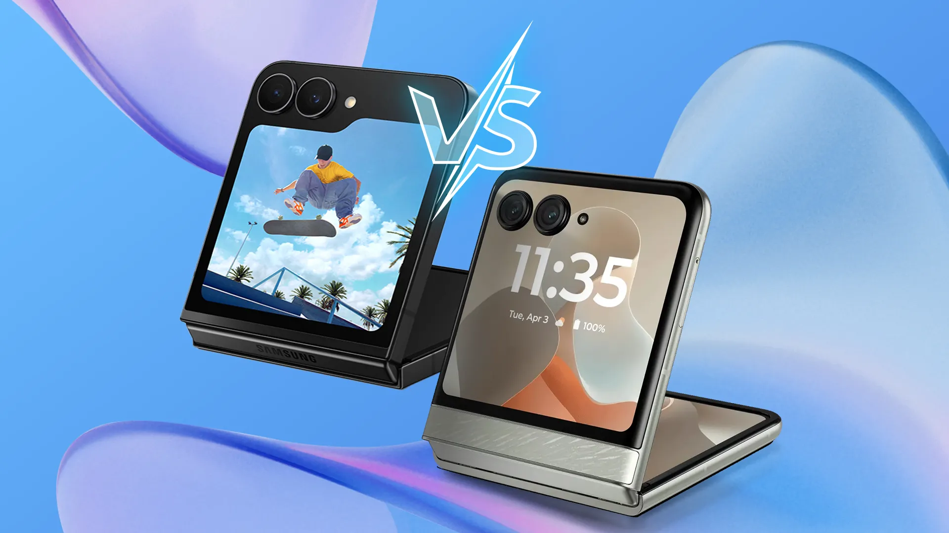 So sánh trực diện Samsung Galaxy Z Flip 7 FE và Motorola Razr
