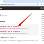 Tải xuống trình cài đặt DOSBox Staging từ trang web chính thức, bước đầu để chơi game DOS cổ điển trên Windows.