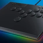 Tay cầm all-button Razer Kitsune, thiết kế tối ưu cho tốc độ và độ chính xác trong game đối kháng.