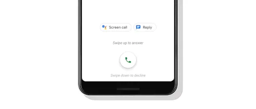Thao tác vuốt để trả lời hoặc từ chối cuộc gọi trên ứng dụng Google Phone