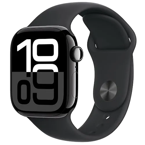 Thẻ thông tin sản phẩm đồng hồ thông minh Apple Watch Series 10, nổi bật các tính năng theo dõi sức khỏe và thể chất.