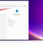 Tìm kiếm và khởi chạy Registry Editor từ menu Start của Windows 11 để chỉnh sửa hệ thống.