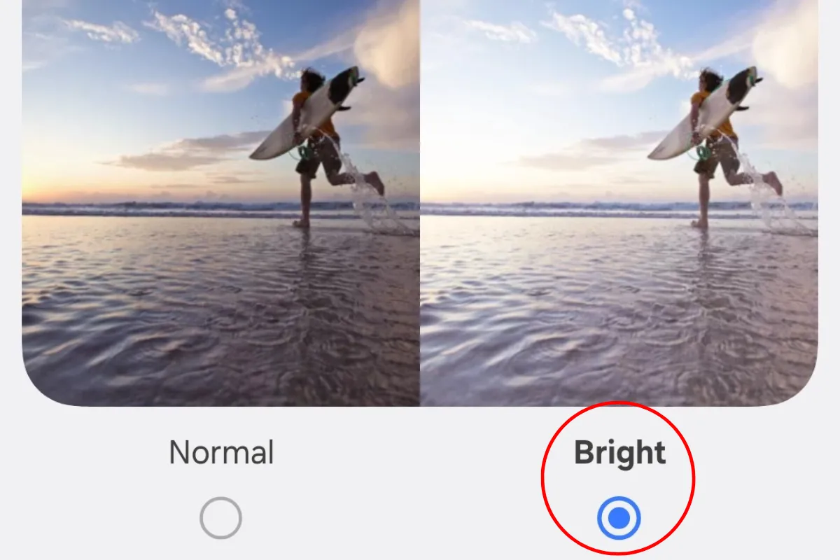 Tính năng &quot;Độ sáng video&quot; trên Galaxy S25
