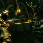 Trận đấu trùm căng thẳng trong game Dark Souls